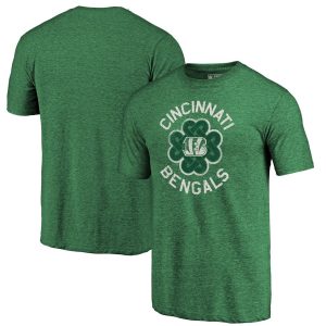 Cincinnati Bengals St. Patrick’s Day Luck Tradition Tri-Blend T-Shirt